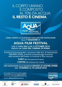 Locandina Aqua Film Festival 2016